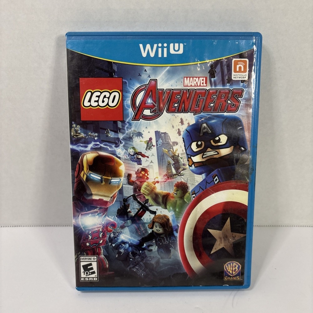 LEGO Marvel's Avengers Wii U Game 2016 Complete CIB w/Manual Tested